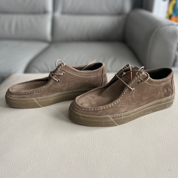 NWOB - Barbour Men’s Perry Suede Shoes - US 9/EU 42 - Picture 2 of 6